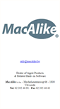 Mobile Screenshot of macalike.be
