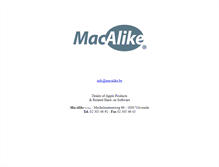 Tablet Screenshot of macalike.be